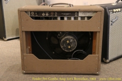 Fender Pro Combo Amp 1x15 Brownface, 1963 Full Rear View