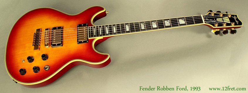 Fender Robben Ford Model Sunburst 1993 Full Front View
