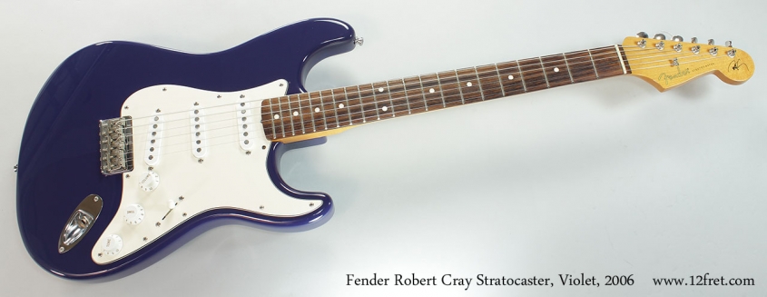 Fender Robert Cray Stratocaster, Violet, 2006 Full Front View