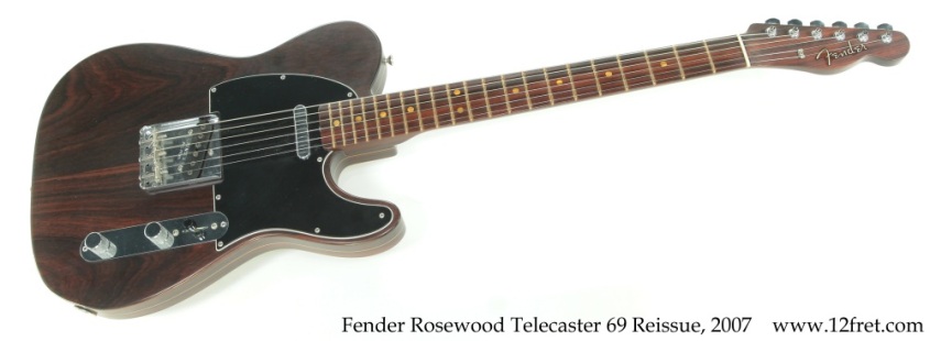 Fender Rosewood Telecaster 69 Reissue, 2007 Full Front View