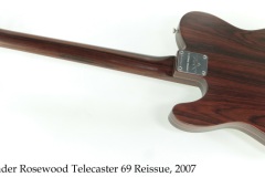 Fender Rosewood Telecaster 69 Reissue, 2007 Full Rear View