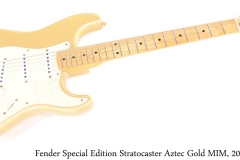 Fender Special Edition Stratocaster Aztec Gold MIM, 2003 Full Front View
