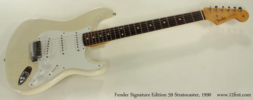 Fender Signature Edition 59 Strat full front view