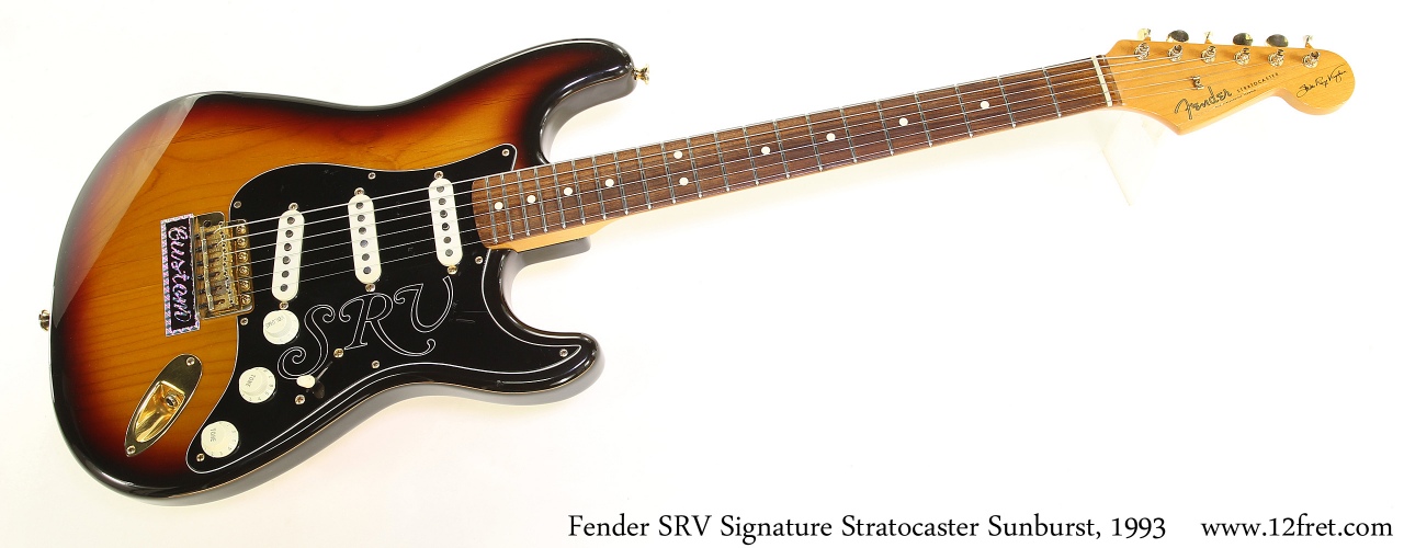 Fender SRV Signature Stratocaster Sunburst, 1993 Full Front View