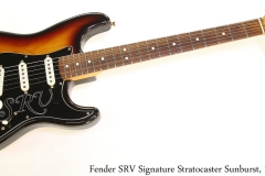 Fender SRV Signature Stratocaster Sunburst, 1993 Full Front View