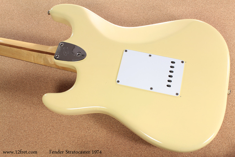 Fender Strat 1974 Refinished back