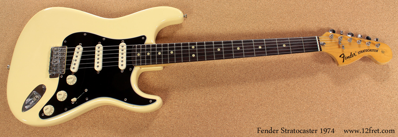 Fender Strat 1974 Refinished full front view
