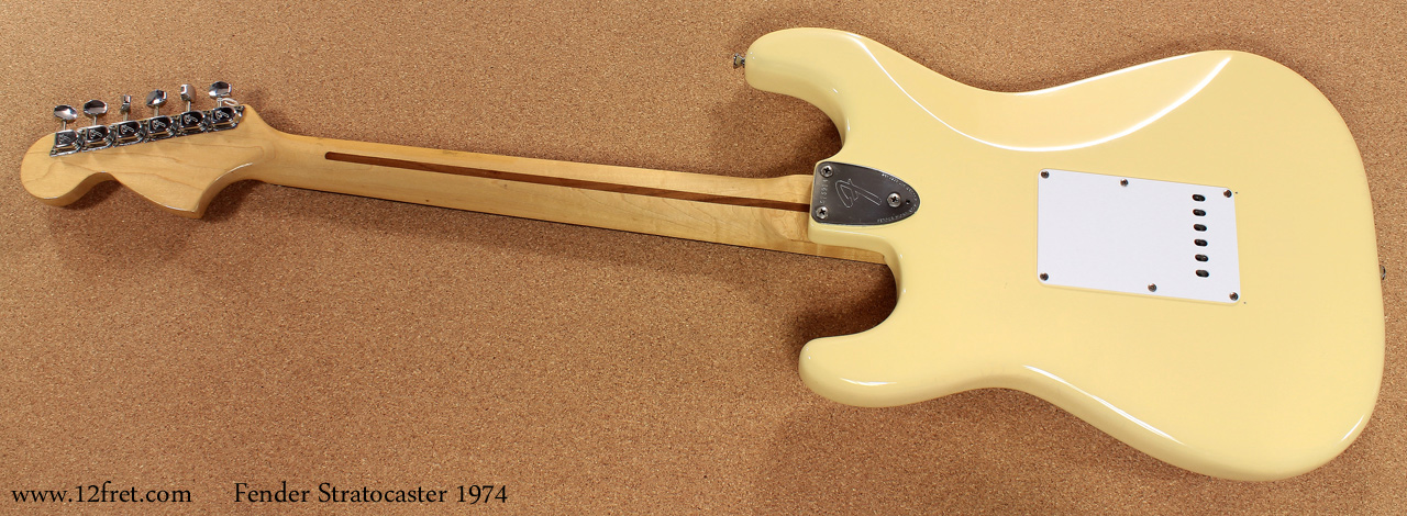 Fender Strat 1974 Refinished full rear view