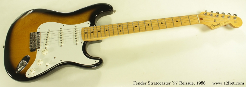 Fender Stratocaster 57 Reissue 1986 full front view