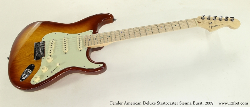 Fender American Deluxe Stratocaster Sienna Burst, 2009  Full Front View