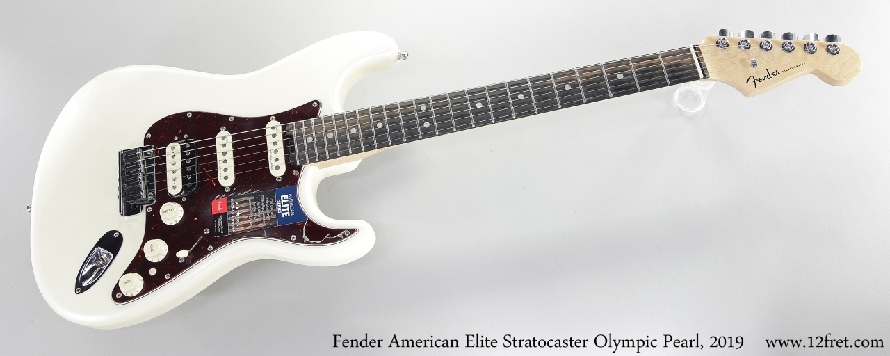 Fender American Elite Stratocaster Olympic Pearl, 2019 - The 