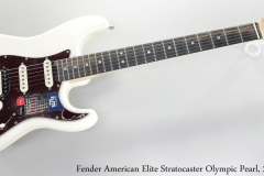 Fender American Elite Stratocaster Olympic Pearl, 2019 Full Front View