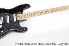 Fender Stratocaster Black, Neck 2012, Body 2009 Full Front View