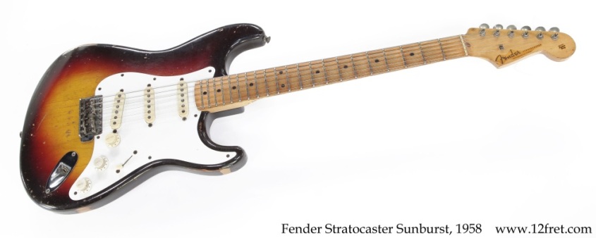Fender Stratocaster Sunburst, 1958 Full Front View