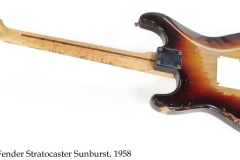 Fender Stratocaster Sunburst, 1958 Full Rear View