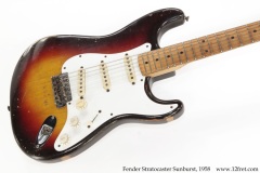 Fender Stratocaster Sunburst, 1958 Top View