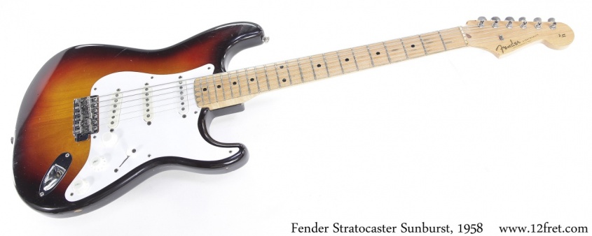 Fender Stratocaster Sunburst, 1958 Full Front View