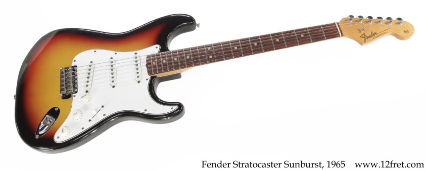 Fender Stratocaster Sunburst, 1965 Full Front View