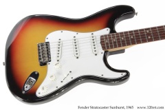 Fender Stratocaster Sunburst, 1965 Top View