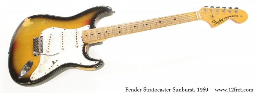 Fender Stratocaster Sunburst, 1969 Full Front View
