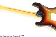 Fender Stratocaster Sunburst 1977 Full Rear View