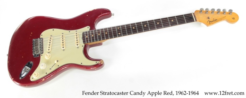 Fender Stratocaster Candy Apple Red, 1962-1964 Full Front View