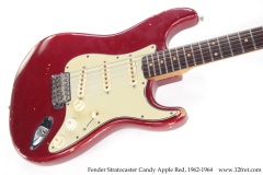 Fender Stratocaster Candy Apple Red, 1962-1964 Top View