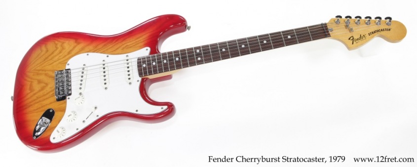 Fender Cherryburst Stratocaster, 1979 Full Front View