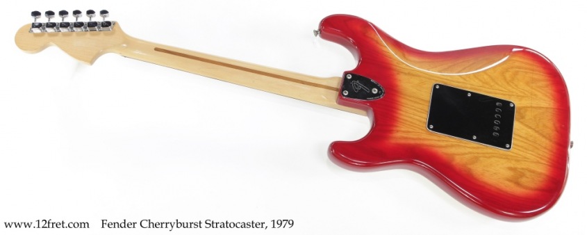 Fender Cherryburst Stratocaster, 1979 Full Rear View
