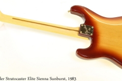 Fender Stratocaster Elite Sienna Sunburst, 1983 Full Rear View