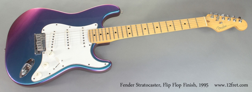 Fender Stratocaster with Flip Flop Finish 1995 full front view