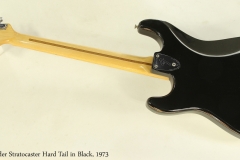 Fender Stratocaster Hard Tail in Black, 1973  Full Rear View