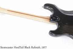 Fender Stratocaster HardTail Black Refinish, 1977 Full Rear View