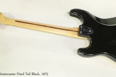 Fender Stratocaster Hard Tail Black, 1975   Full Rear View