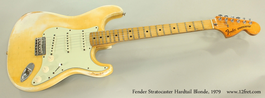 Fender Stratocaster Hardtail Blonde, 1979 Full Front View