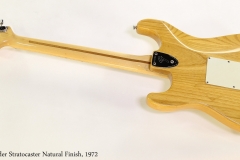 Fender Stratocaster Natural Finish, 1972  Full Rear View