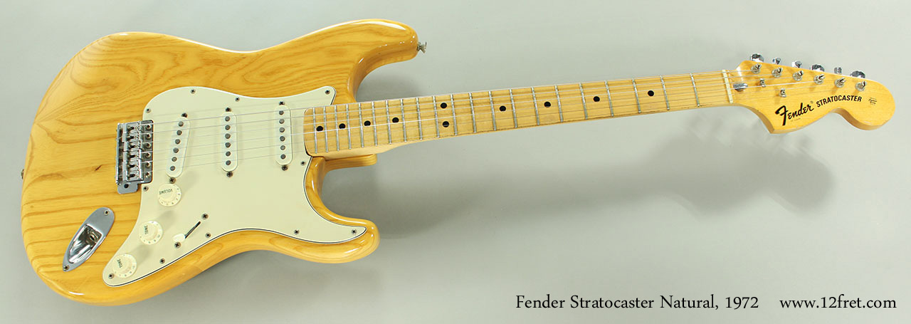 Fender Stratocaster Natural, 1972 Full Front View