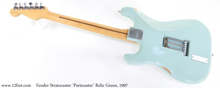 Fender Stratocaster 'Partscaster' Relic Green, 1997 Full Rear View