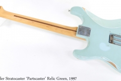 Fender Stratocaster 'Partscaster' Relic Green, 1997 Full Rear View