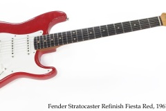 Fender Stratocaster Refinish Fiesta Red, 1961 Full Front View