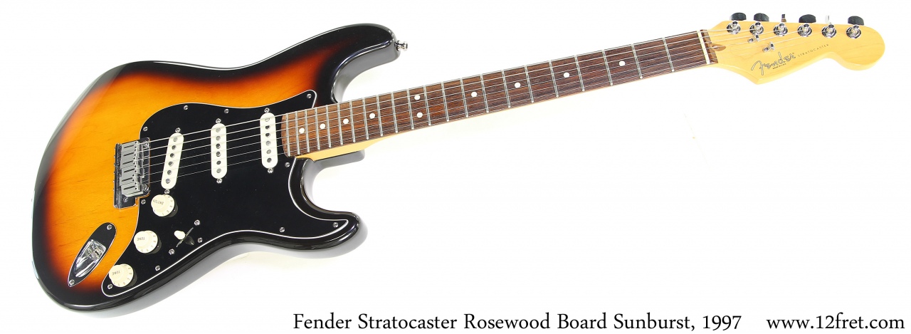 Fender Strat Rosewood Board Sunburst 1997 www 12fret con