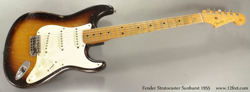 Fender Stratocaster Sunburst 1955 full front view