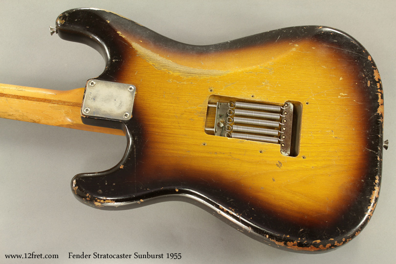 Fender Stratocaster Sunburst 1955 back