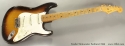 Fender Stratocaster Sunburst 1955 full front view