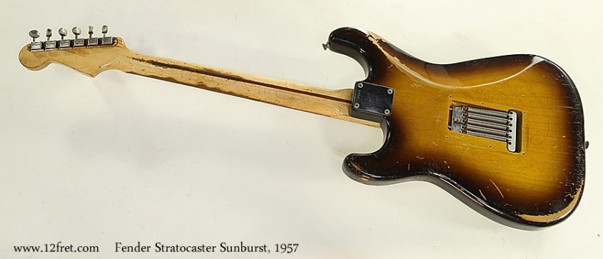 Fender Stratocaster Sunburst, 1957 Full Rear View