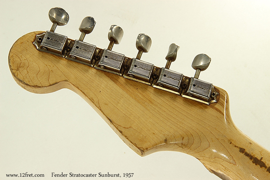 Fender Stratocaster Sunburst, 1957  Head Rear View