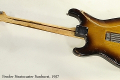 Fender Stratocaster Sunburst, 1957 Full Rear View
