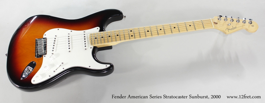 Fender American Series Stratocaster Sunburst, 2000 Full Front View