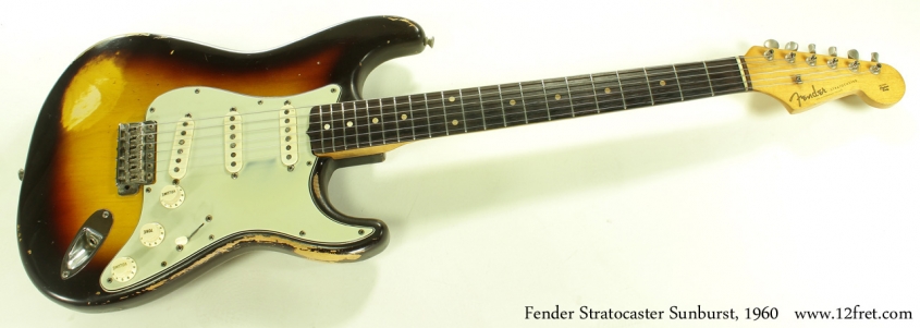 Fender Stratocaster Sunburst 1960 full front view