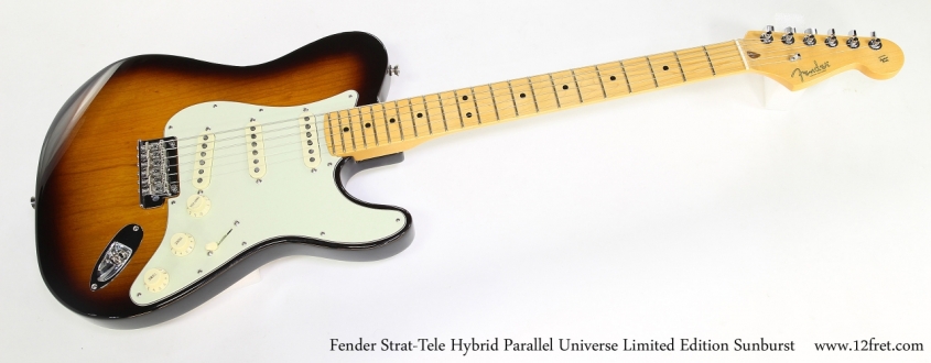Fender Strat-Tele Hybrid Parallel Universe Limited Edition Sunburst   Full Front VIew